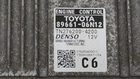 2016-2017 Toyota Camry PCM Engine Control Computer ECU ECM PCU OEM P/N:89661-06N12 89661-06N11 Fits Fits 2016 2017 OEM Used 