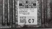 2016-2017 Toyota Camry PCM Engine Control Computer ECU ECM PCU OEM P/N:89661-06T21 89661-06T22 Fits Fits 2016 2017 OEM Used 