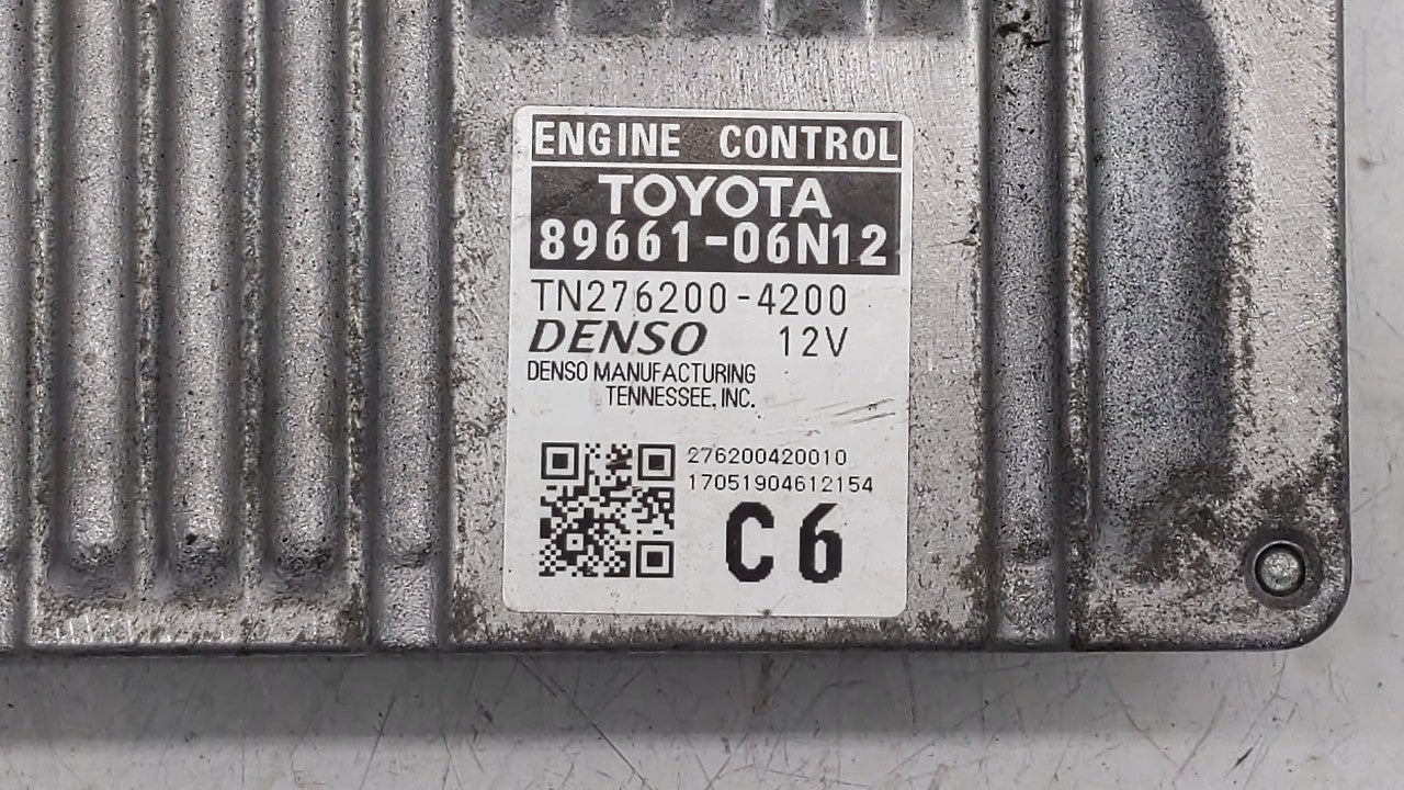2016-2017 Toyota Camry PCM Engine Control Computer ECU ECM PCU OEM P/N:89661-06T22 89661-06N12, 89661-06N11 Fits Fits 2016 2