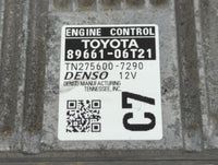 2016-2017 Toyota Camry PCM Engine Control Computer ECU ECM PCU OEM P/N:89661-06T21 89661-06T22 Fits Fits 2016 2017 OEM Used 