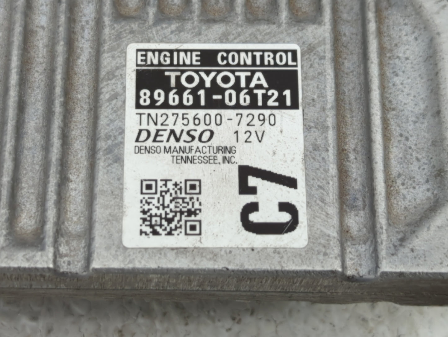 2016-2017 Toyota Camry PCM Engine Control Computer ECU ECM PCU OEM P/N:89661-06T21 89661-06T22 Fits Fits 2016 2017 OEM Used 