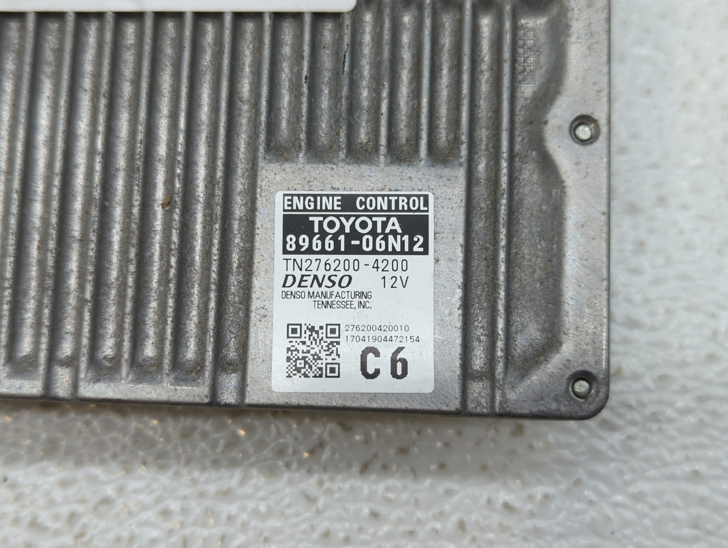 2016-2017 Toyota Camry PCM Engine Control Computer ECU ECM PCU OEM P/N:89661-06T21 89661-06T22, 89661-06N12 Fits Fits 2016 2
