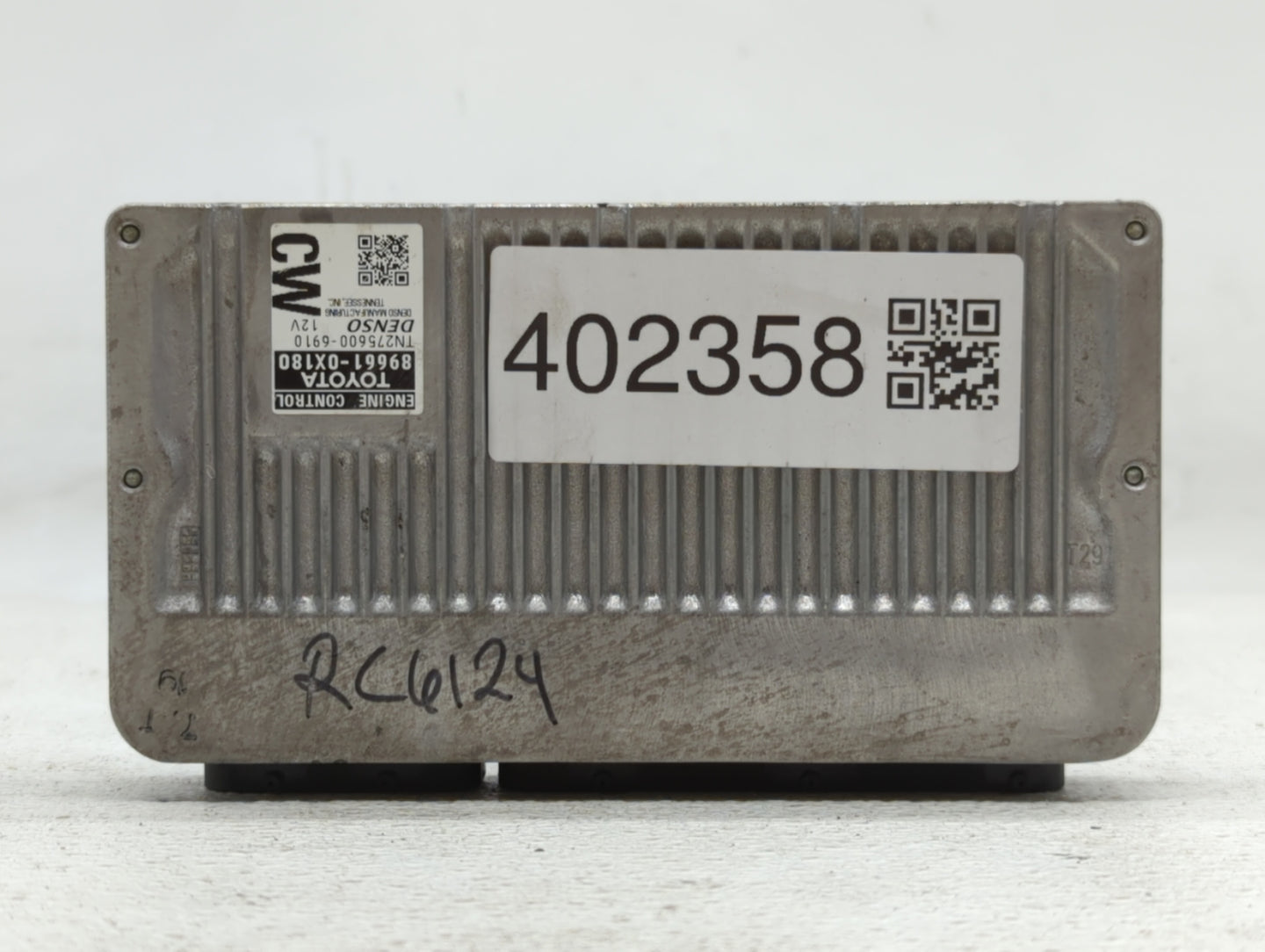 2016 Toyota Camry PCM Engine Control Computer ECU ECM PCU OEM P/N:89661-0X180 Fits OEM Used Auto Parts - Oemusedautoparts1.c