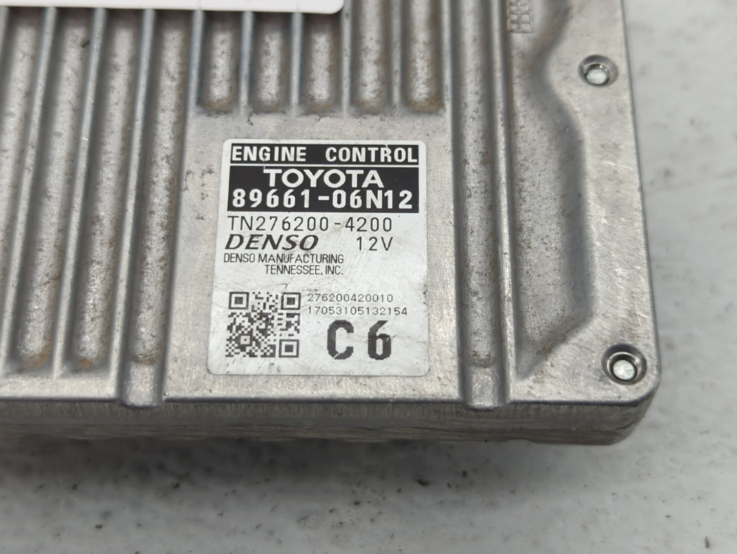 2016-2017 Toyota Camry PCM Engine Control Computer ECU ECM PCU OEM P/N:89661-06N12 275600-7280, 89661-06N11 Fits Fits 2016 2