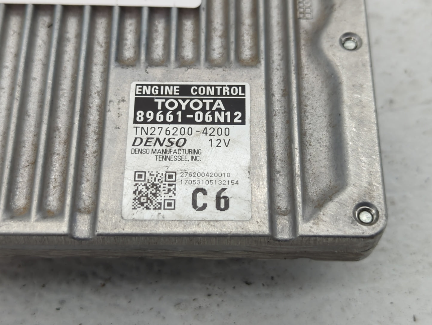 2016-2017 Toyota Camry PCM Engine Control Computer ECU ECM PCU OEM P/N:89661-06N12 275600-7280, 89661-06N11 Fits Fits 2016 2