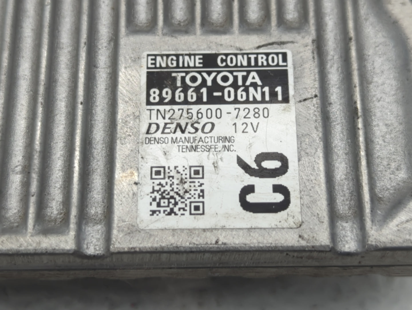 2016-2017 Toyota Camry PCM Engine Control Computer ECU ECM PCU OEM P/N:89661-06N11 Fits Fits 2016 2017 OEM Used Auto Parts -