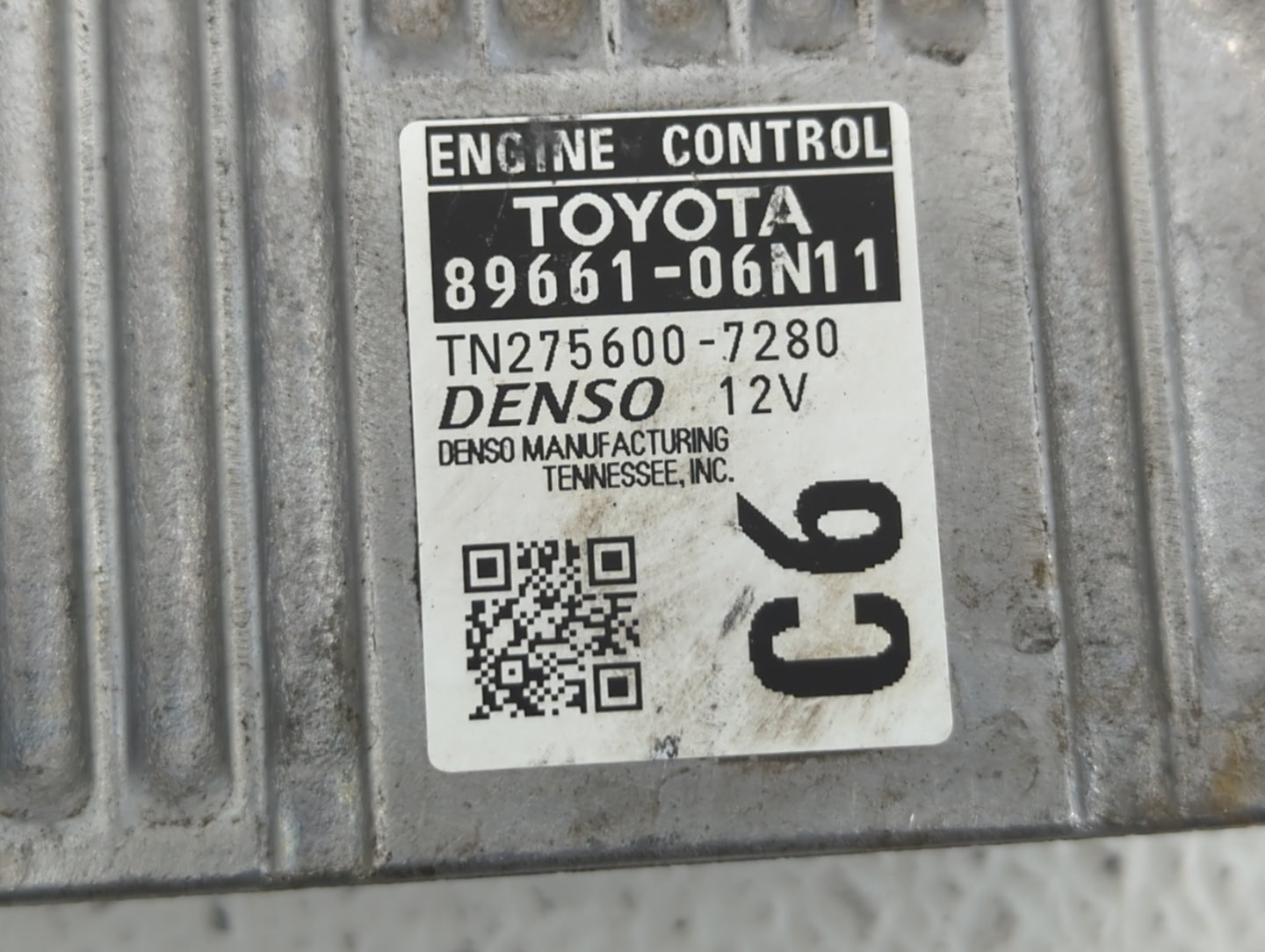 2016-2017 Toyota Camry PCM Engine Control Computer ECU ECM PCU OEM P/N:89661-06N12 89661-06N11 Fits Fits 2016 2017 OEM Used 