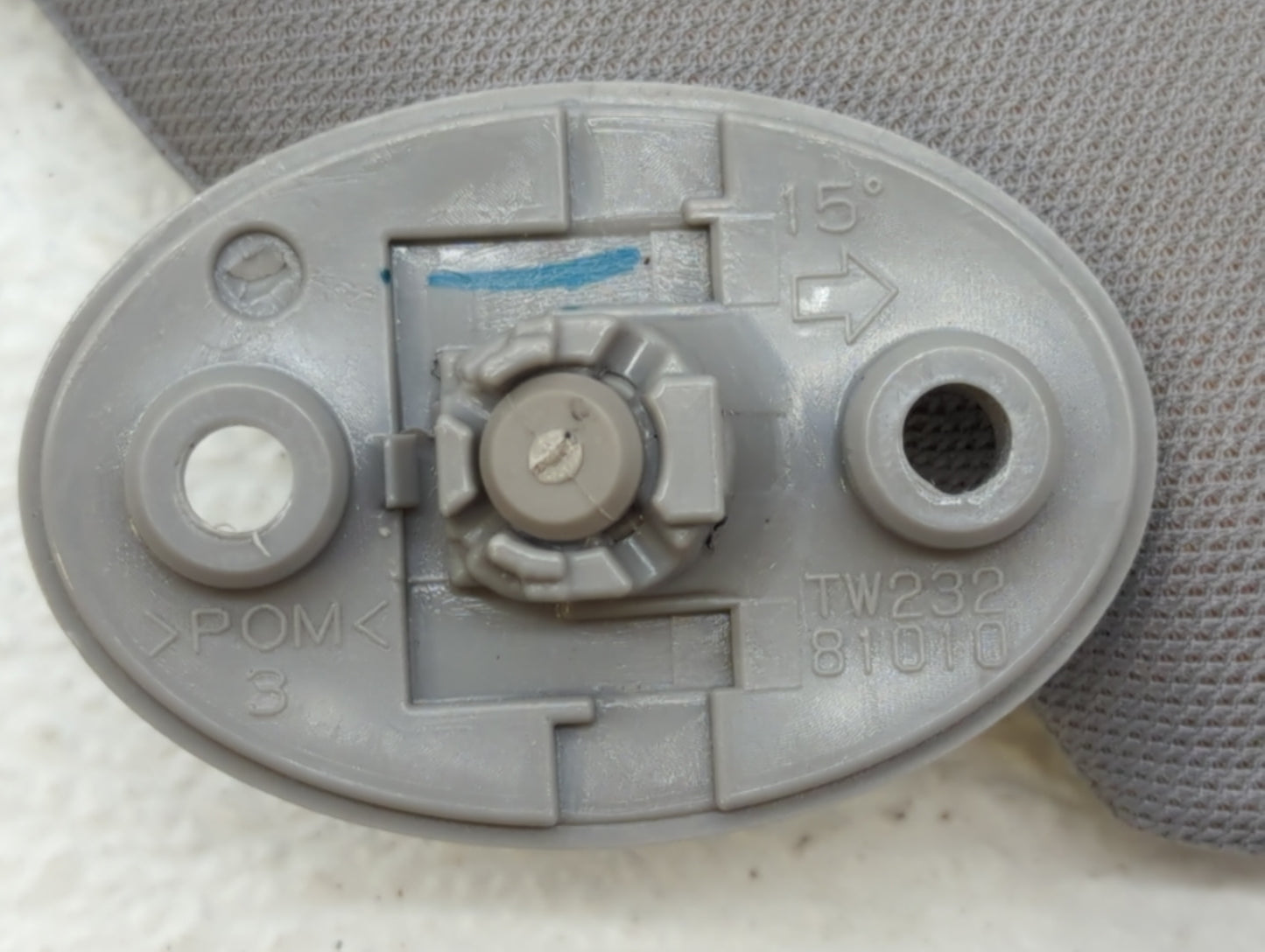 2012-2017 Toyota Camry Sun Visor Shade Replacement Driver Left Mirror Fits Fits 2012 2013 2014 2015 2016 2017 OEM Used Auto 