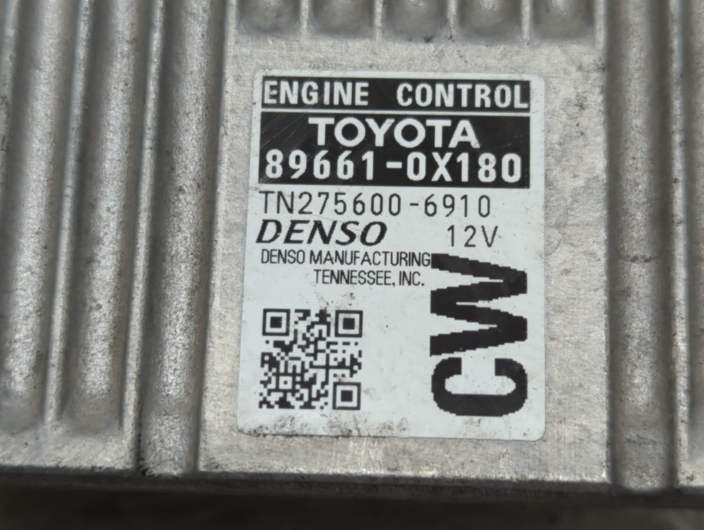 2016 Toyota Camry PCM Engine Control Computer ECU ECM PCU OEM P/N:TN275600-6910 89661-0X180 Fits OEM Used Auto Parts - Oemus