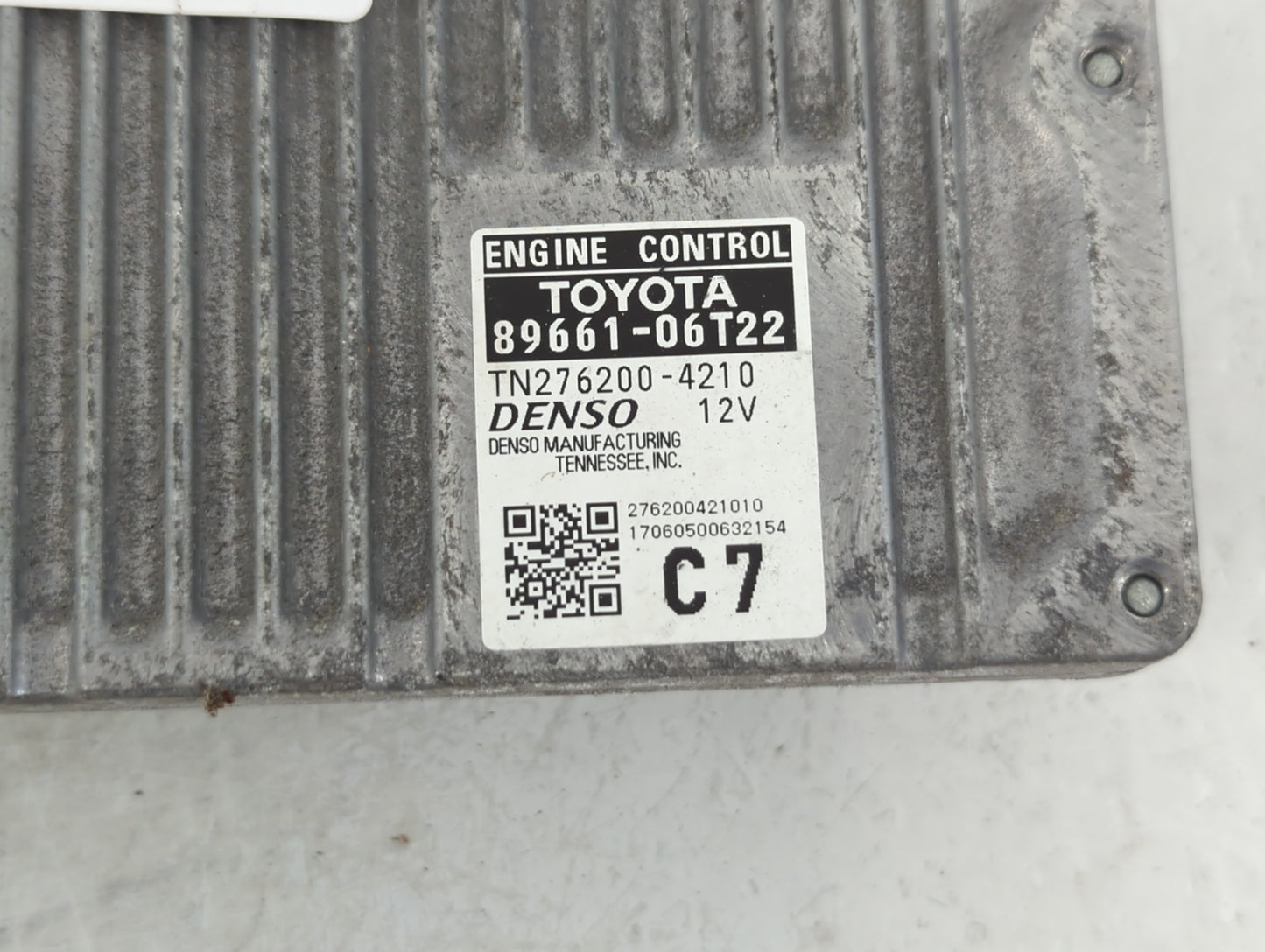 2016-2017 Toyota Camry PCM Engine Control Computer ECU ECM PCU OEM P/N:TN276200-4210 89661-06T22 Fits Fits 2016 2017 OEM Use