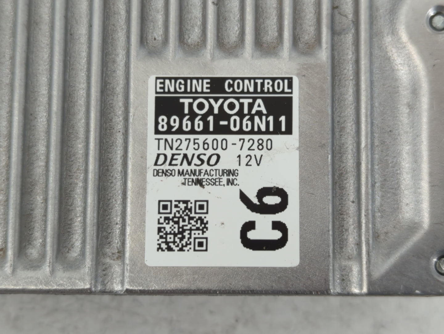 2016-2017 Toyota Camry PCM Engine Control Computer ECU ECM PCU OEM P/N:275600-7280 89661-06N11 Fits Fits 2016 2017 OEM Used 
