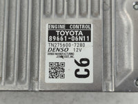 2016-2017 Toyota Camry PCM Engine Control Computer ECU ECM PCU OEM P/N:275600-7280 89661-06N11 Fits Fits 2016 2017 OEM Used 