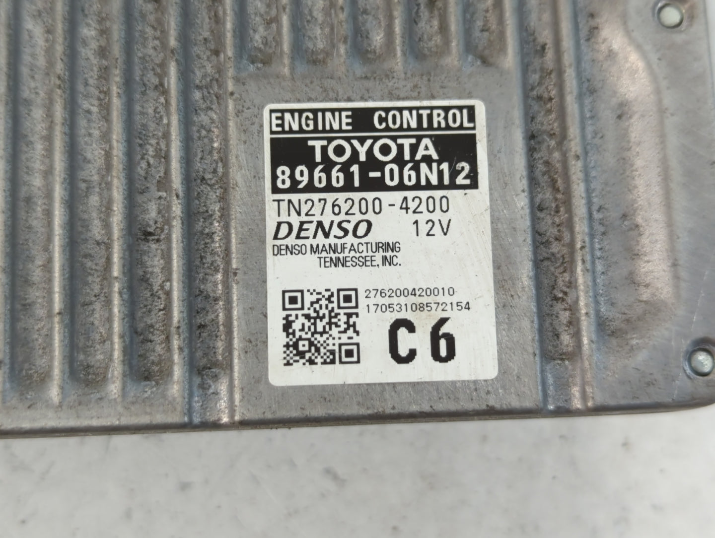 2016-2017 Toyota Camry PCM Engine Control Computer ECU ECM PCU OEM P/N:TN276200-4200 89661-06N12 Fits Fits 2016 2017 OEM Use