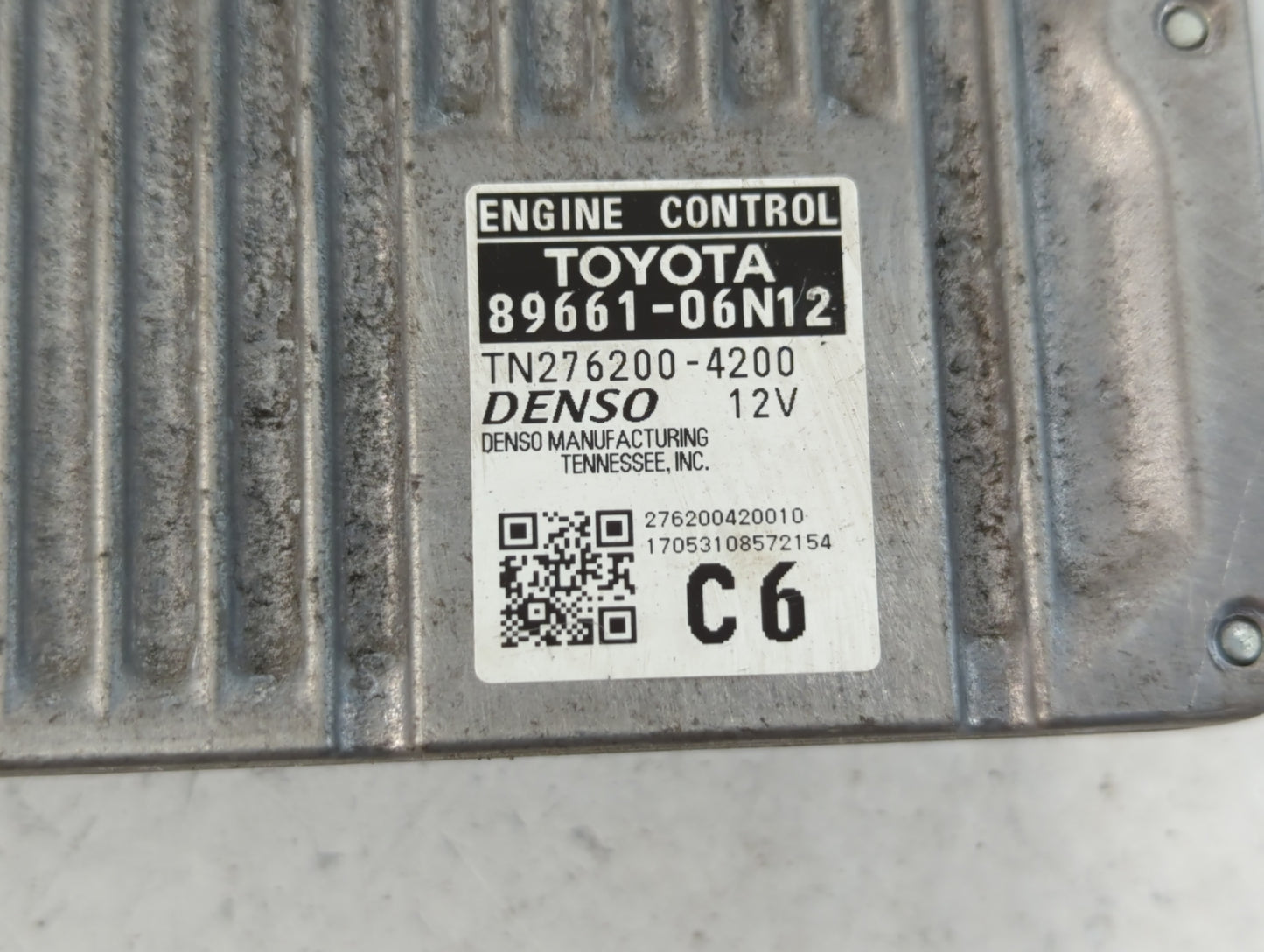 2016-2017 Toyota Camry PCM Engine Control Computer ECU ECM PCU OEM P/N:TN276200-4200 89661-06N12 Fits Fits 2016 2017 OEM Use