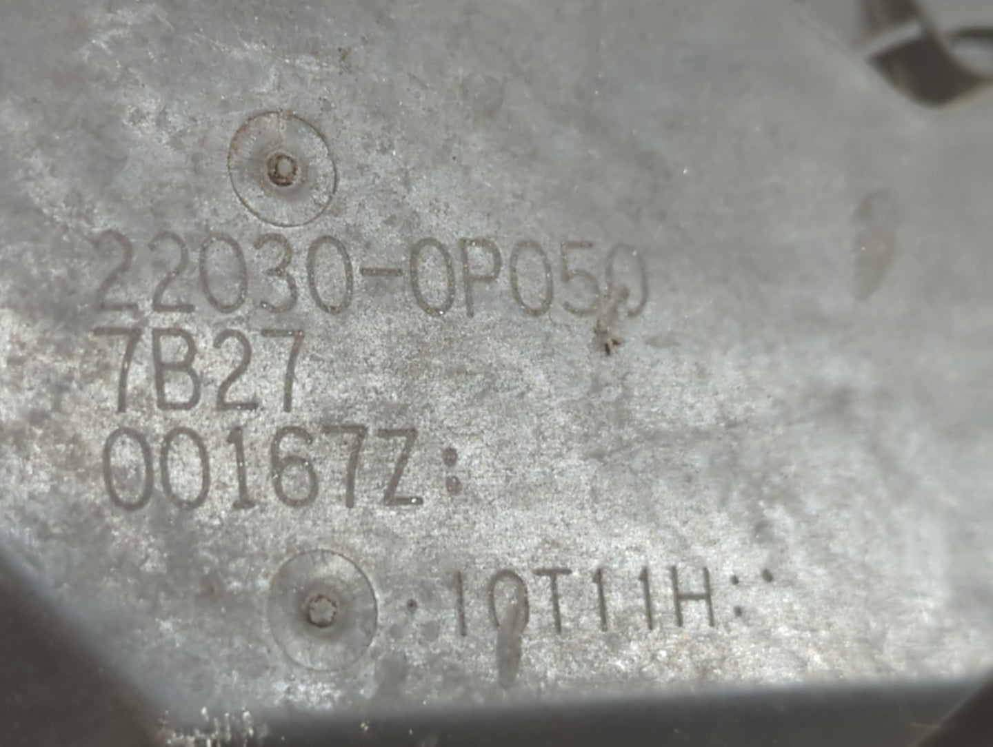 2007-2017 Toyota Camry Throttle Body P/N:22030-0P050 Fits OEM Used Auto Parts - Oemusedautoparts1.com