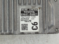 2016-2017 Toyota Camry PCM Engine Control Computer ECU ECM PCU OEM P/N:TN275600-7280 89661-06N11 Fits Fits 2016 2017 OEM Use