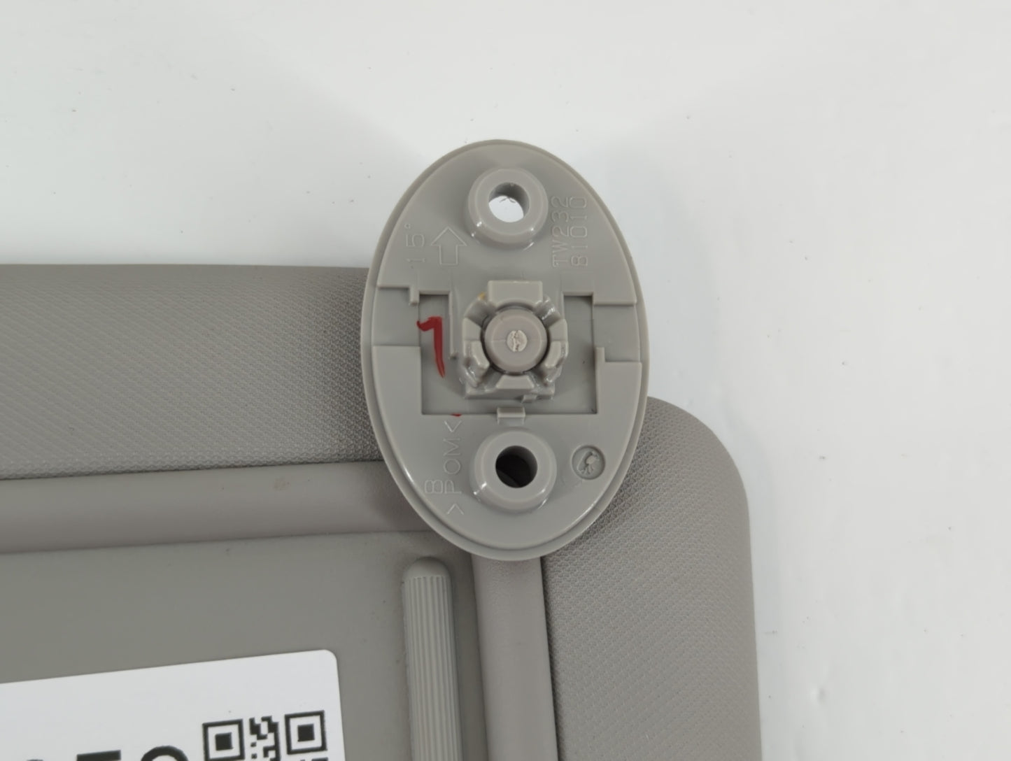 2017-2019 Toyota Corolla Sun Visor Shade Replacement Passenger Right Mirror Fits Fits 2017 2018 2019 OEM Used Auto Parts - O