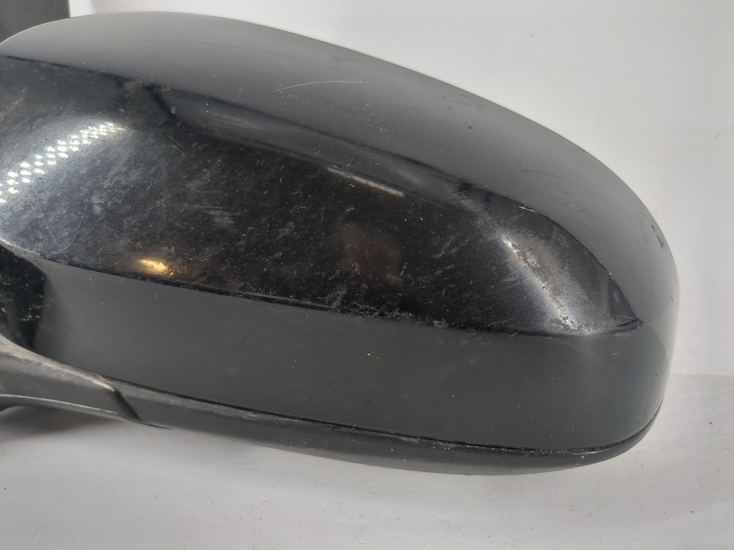 2014-2019 Toyota Corolla Driver Left Side View Manual Door Mirror Black - Oemusedautoparts1.com