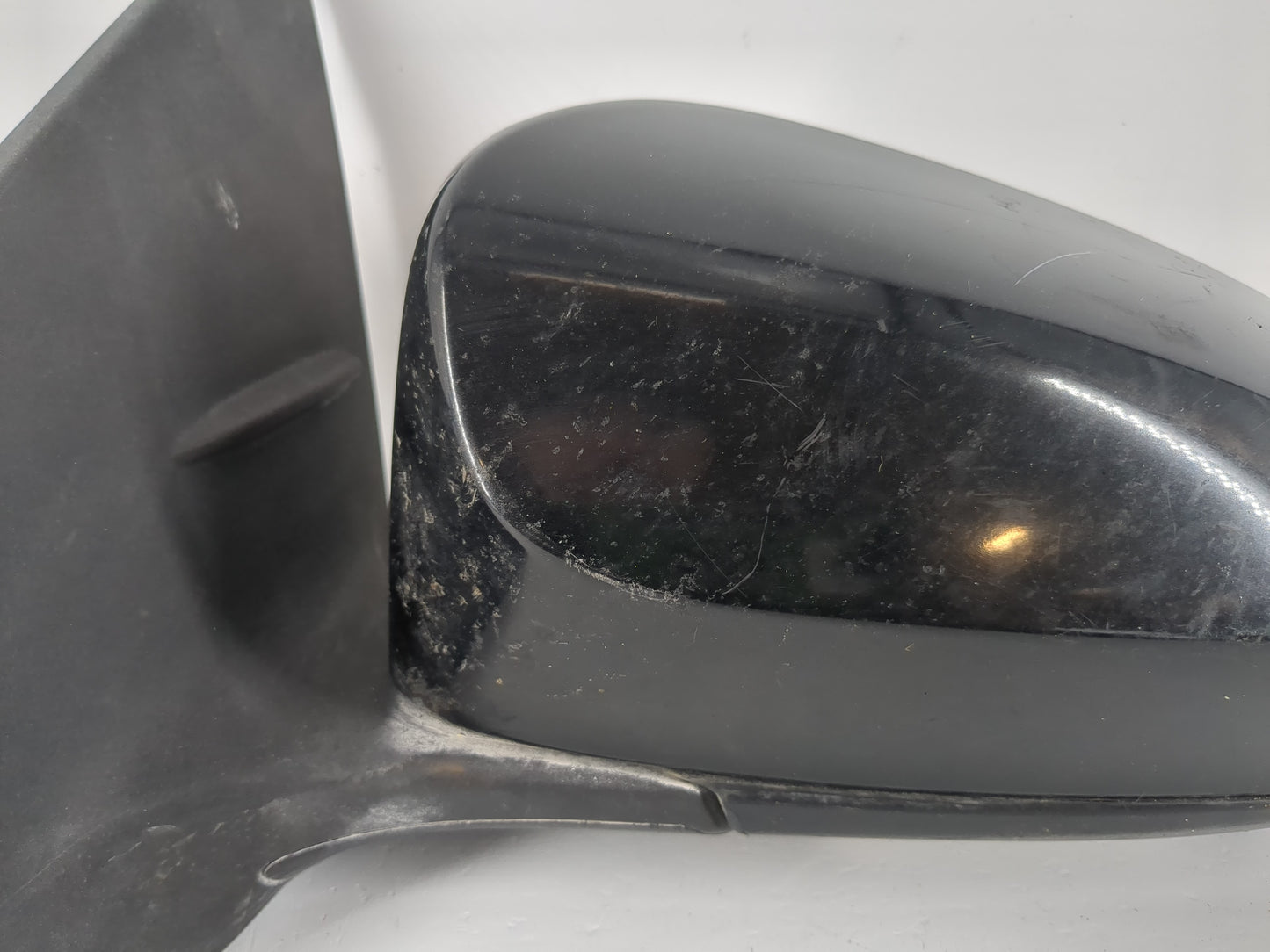 2014-2019 Toyota Corolla Driver Left Side View Manual Door Mirror Black - Oemusedautoparts1.com