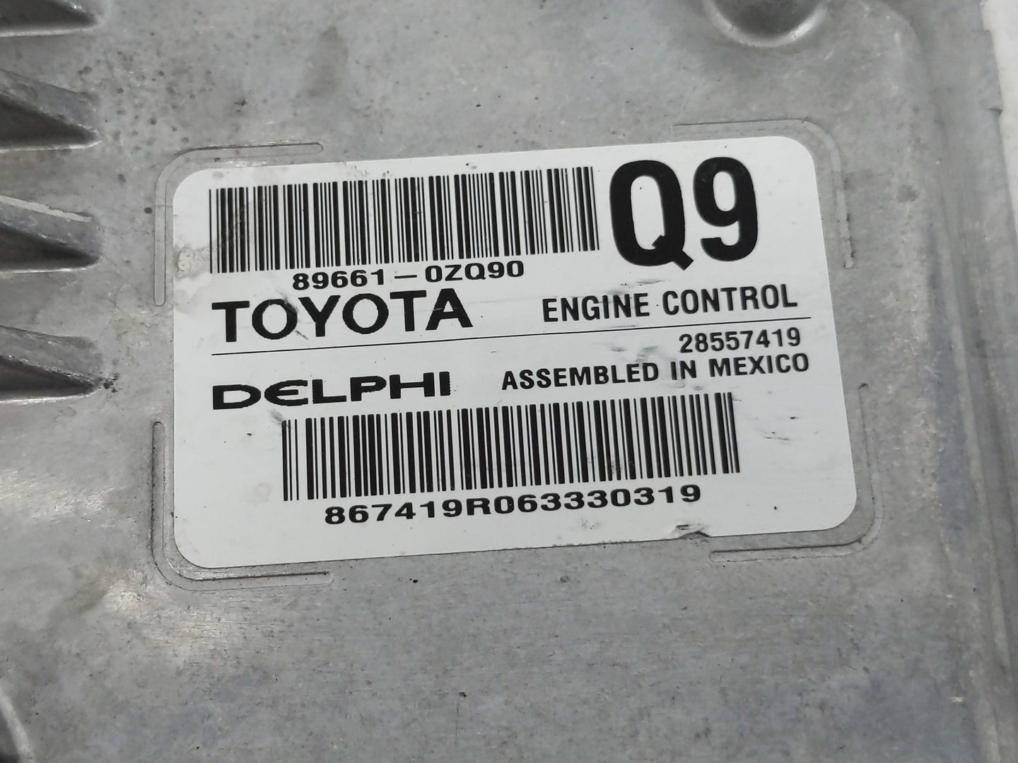 2017-2019 Toyota Corolla PCM Engine Control Computer ECU ECM PCU OEM P/N:89661-0ZQ90 Fits Fits 2017 2018 2019 OEM Used Auto 