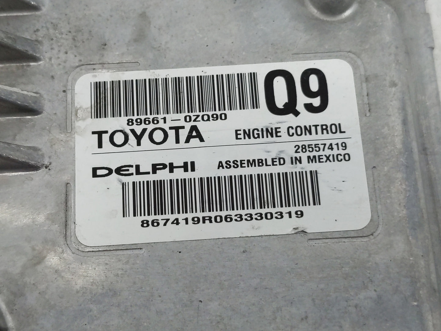 2017-2019 Toyota Corolla PCM Engine Control Computer ECU ECM PCU OEM P/N:89661-0ZQ90 Fits Fits 2017 2018 2019 OEM Used Auto 