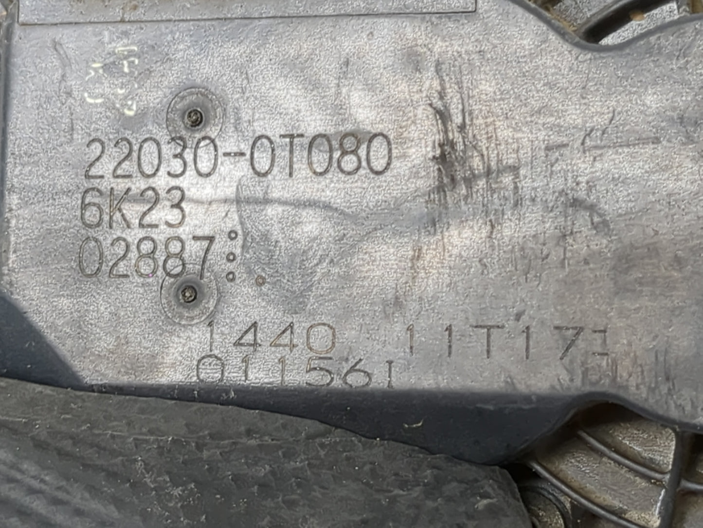 2011-2019 Toyota Corolla Throttle Body P/N:22030-0T080 Fits Fits 2011 2012 2013 2014 2015 2016 2017 2018 2019 OEM Used Auto 