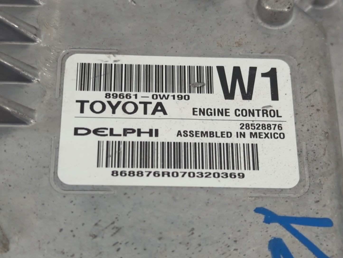 2017-2018 Toyota Corolla PCM Engine Control Computer ECU ECM PCU OEM P/N:89661-0W190 Fits Fits 2017 2018 OEM Used Auto Parts