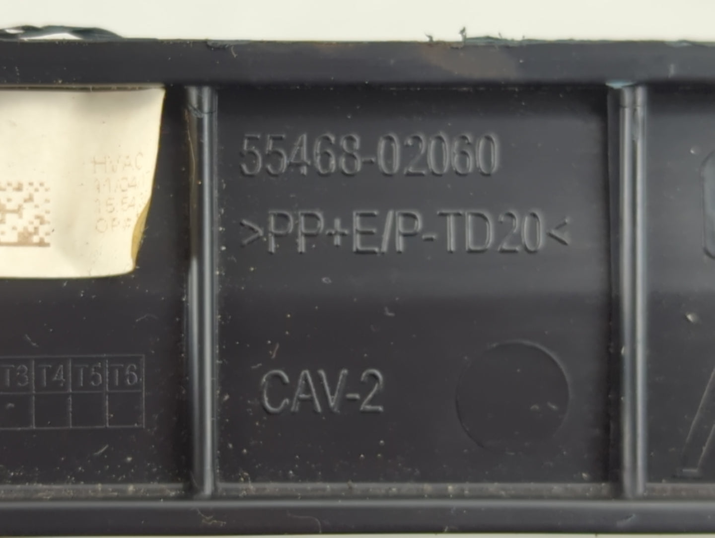 2017-2019 Toyota Corolla Climate Control Module Temperature AC/Heater Replacement P/N:55468-02060 Fits Fits 2017 2018 2019 O