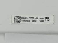 2017 Toyota Corolla Instrument Cluster Speedometer Gauges P/N:TN157570-9662 83800-F2P50-00 Fits OEM Used Auto Parts - Oemuse
