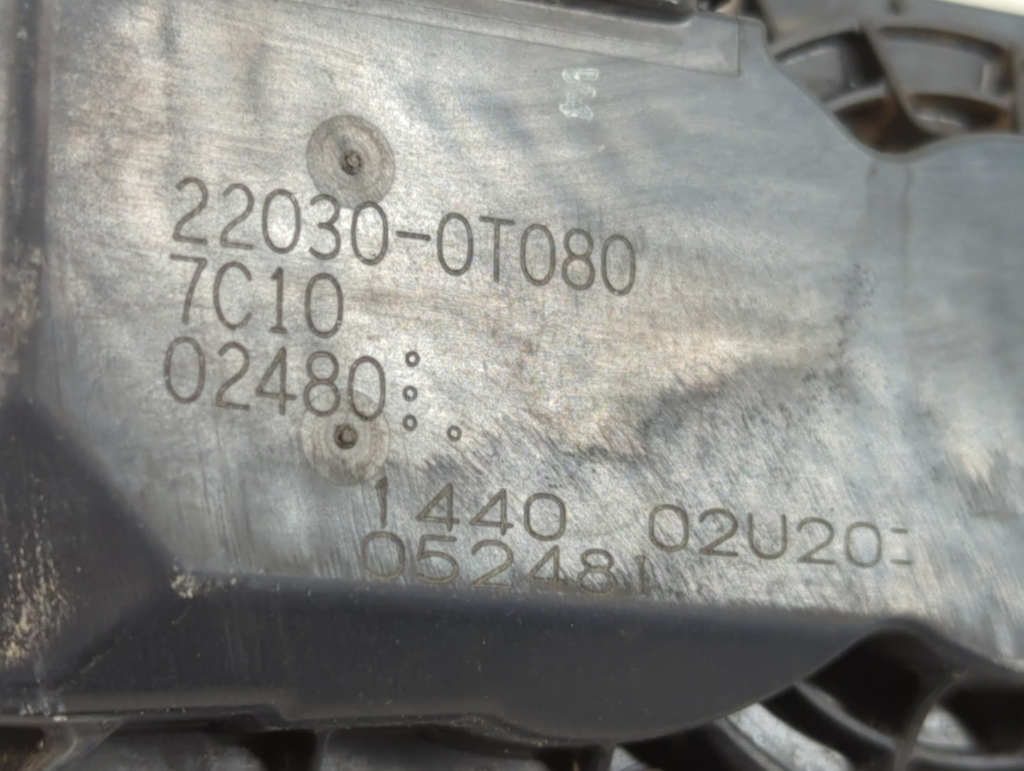 2011-2019 Toyota Corolla Throttle Body P/N:22030-0T080 Fits Fits 2011 2012 2013 2014 2015 2016 2017 2018 2019 OEM Used Auto 