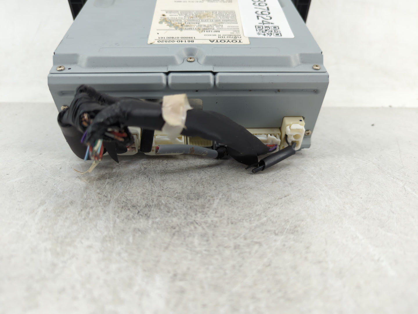 2017-2019 Toyota Corolla Radio AM FM Cd Player Receiver Replacement P/N:86140-02520 Fits Fits 2017 2018 2019 OEM Used Auto P