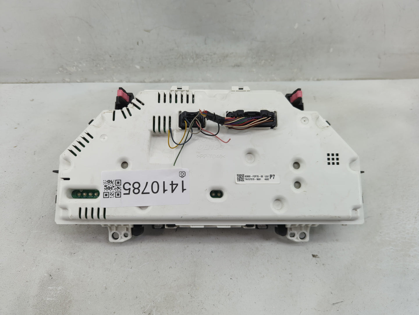 2017 Toyota Corolla Instrument Cluster Speedometer Gauges P/N:83800-F2P70 Fits OEM Used Auto Parts - Oemusedautoparts1.com