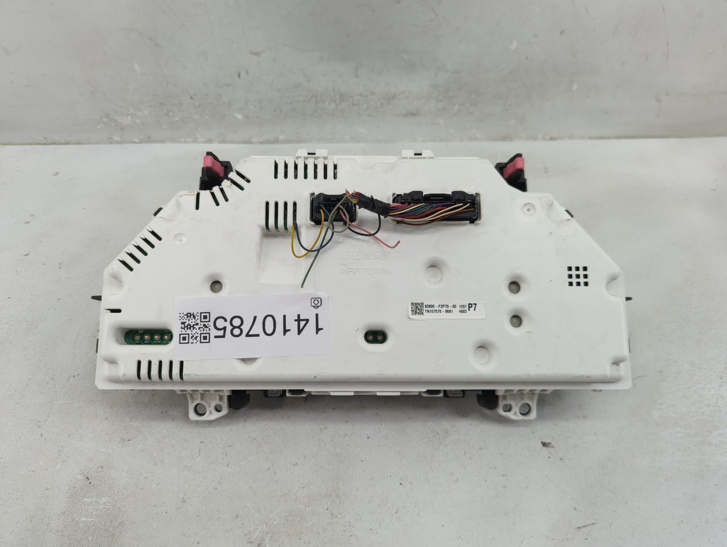 2017 Toyota Corolla Instrument Cluster Speedometer Gauges P/N:83800-F2P70 Fits OEM Used Auto Parts - Oemusedautoparts1.com