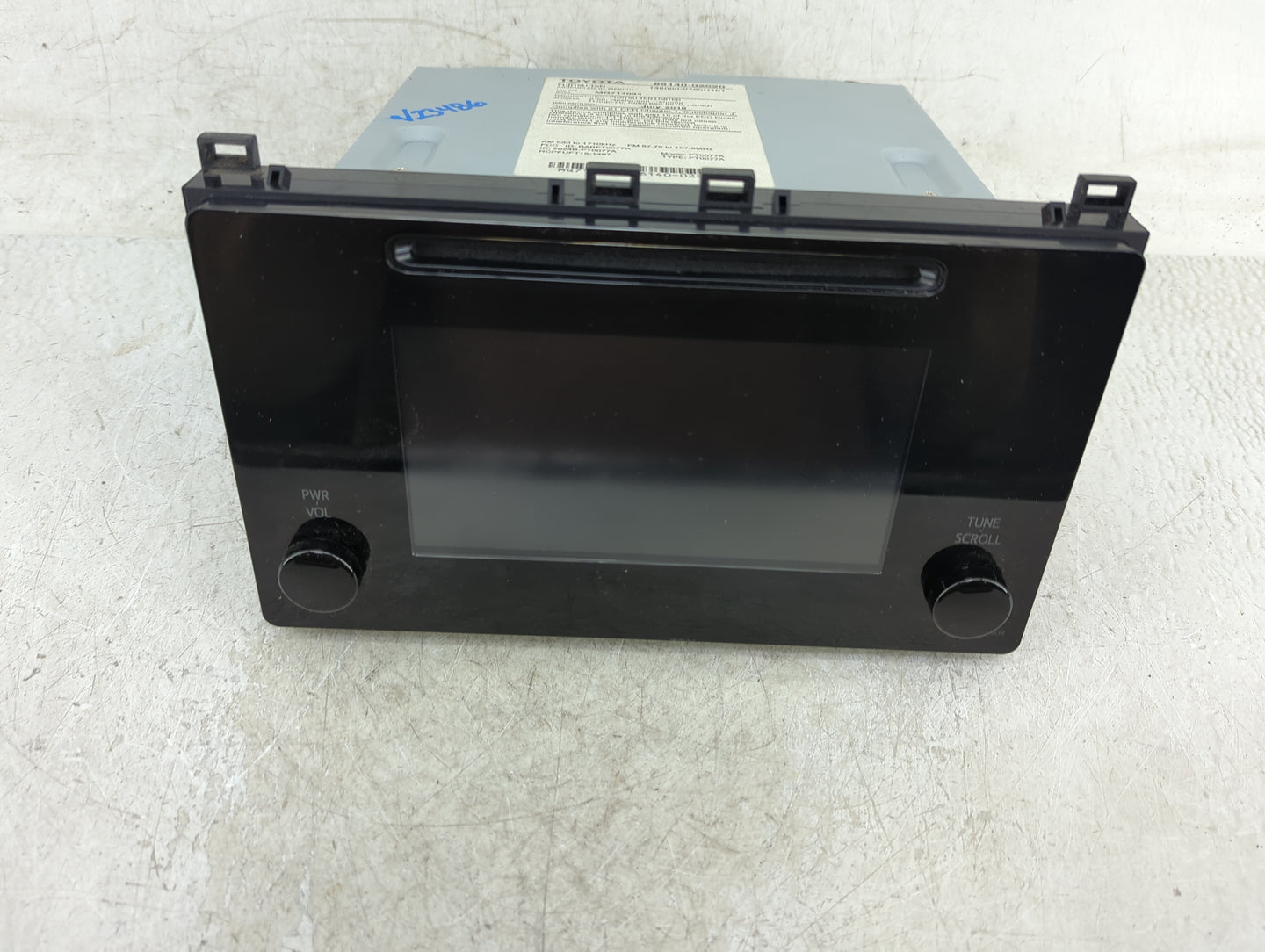2017-2019 Toyota Corolla Radio AM FM Cd Player Receiver Replacement P/N:86140-02520 Fits Fits 2017 2018 2019 OEM Used Auto P