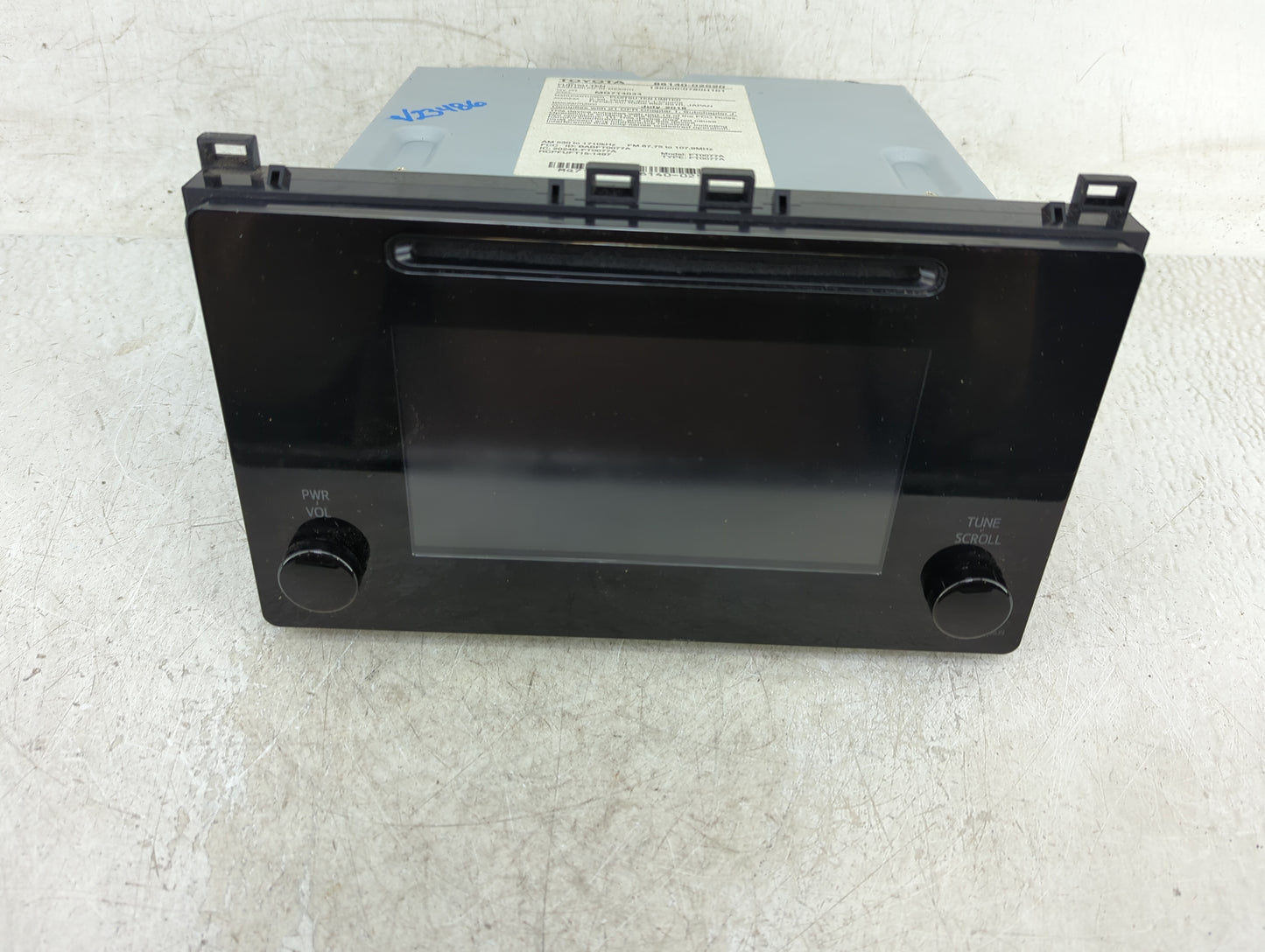 2017-2019 Toyota Corolla Radio AM FM Cd Player Receiver Replacement P/N:86140-02520 Fits Fits 2017 2018 2019 OEM Used Auto P