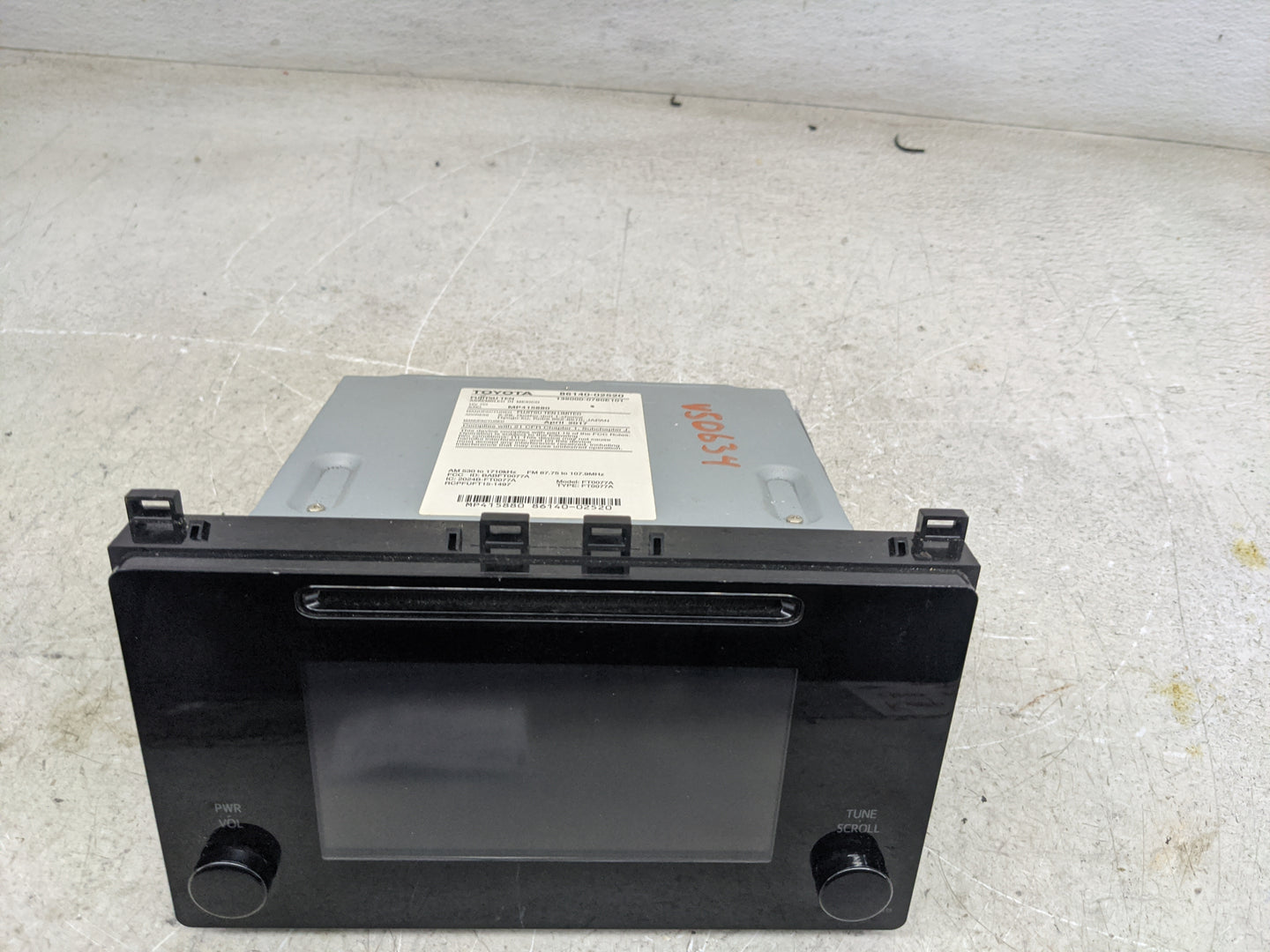 2017-2019 Toyota Corolla Radio AM FM Cd Player Receiver Replacement P/N:86140-02520 MP415880 Fits Fits 2017 2018 2019 OEM Us