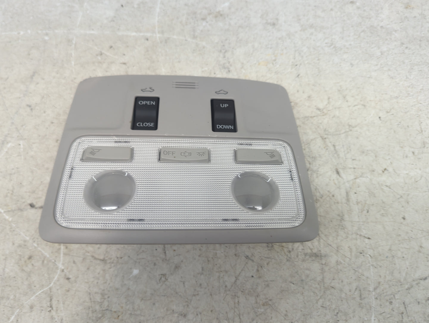 2017 Toyota Corolla Overhead Roof Console Gray - Oemusedautoparts1.com