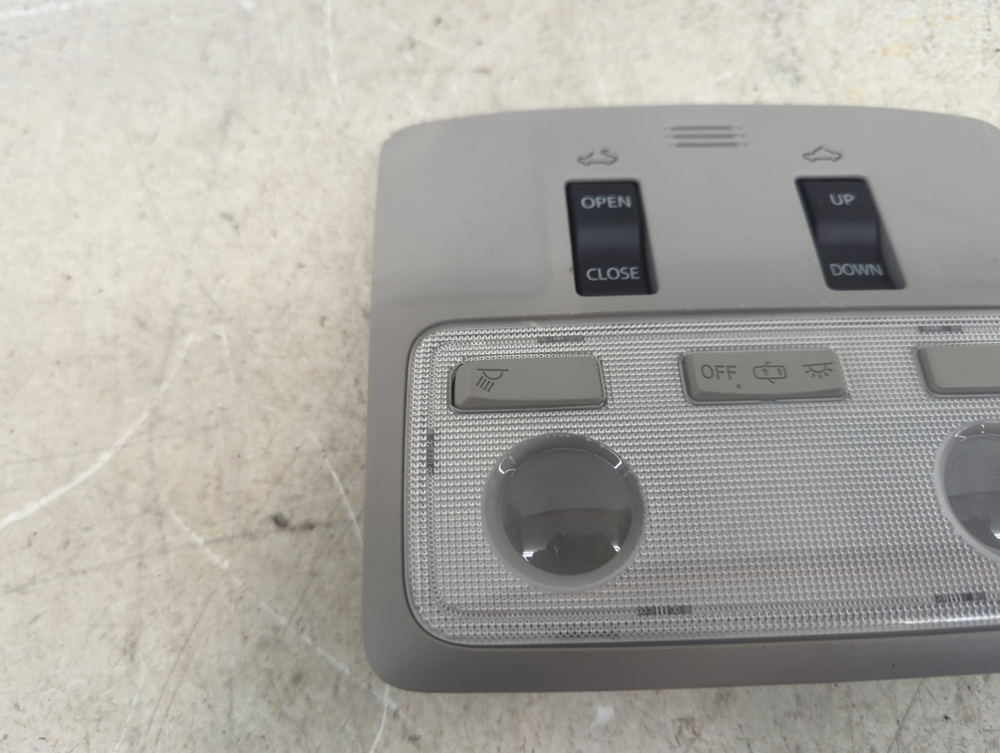 2017 Toyota Corolla Overhead Roof Console Gray - Oemusedautoparts1.com
