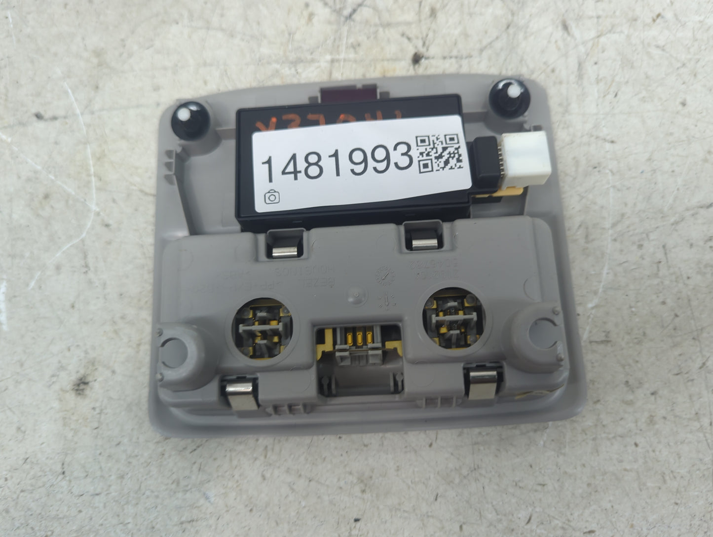 2017 Toyota Corolla Overhead Roof Console Gray - Oemusedautoparts1.com