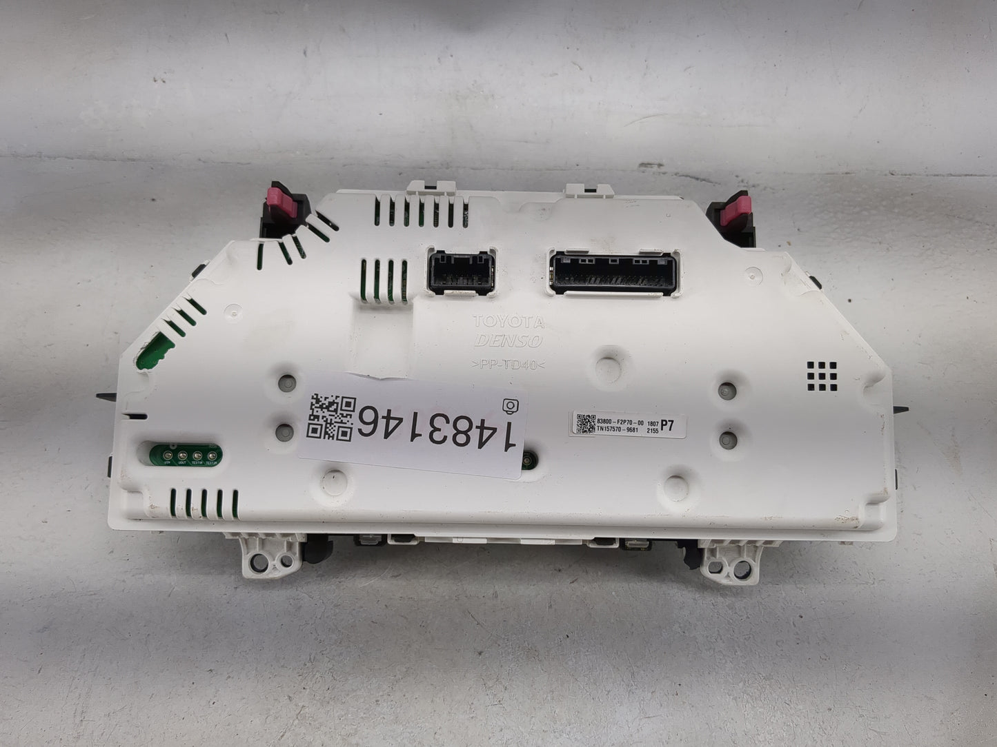2017 Toyota Corolla Instrument Cluster Speedometer Gauges P/N:83800-F2P70-00 TN157570-9681 Miles: Fits OEM Used Auto Parts -