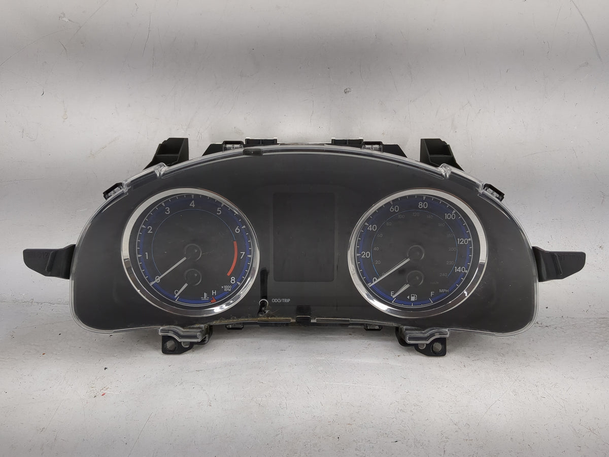 2017 Toyota Corolla Instrument Cluster Speedometer Gauges P/N:83800-F2P70-00 TN157570-9681 Miles: Fits OEM Used Auto Parts -