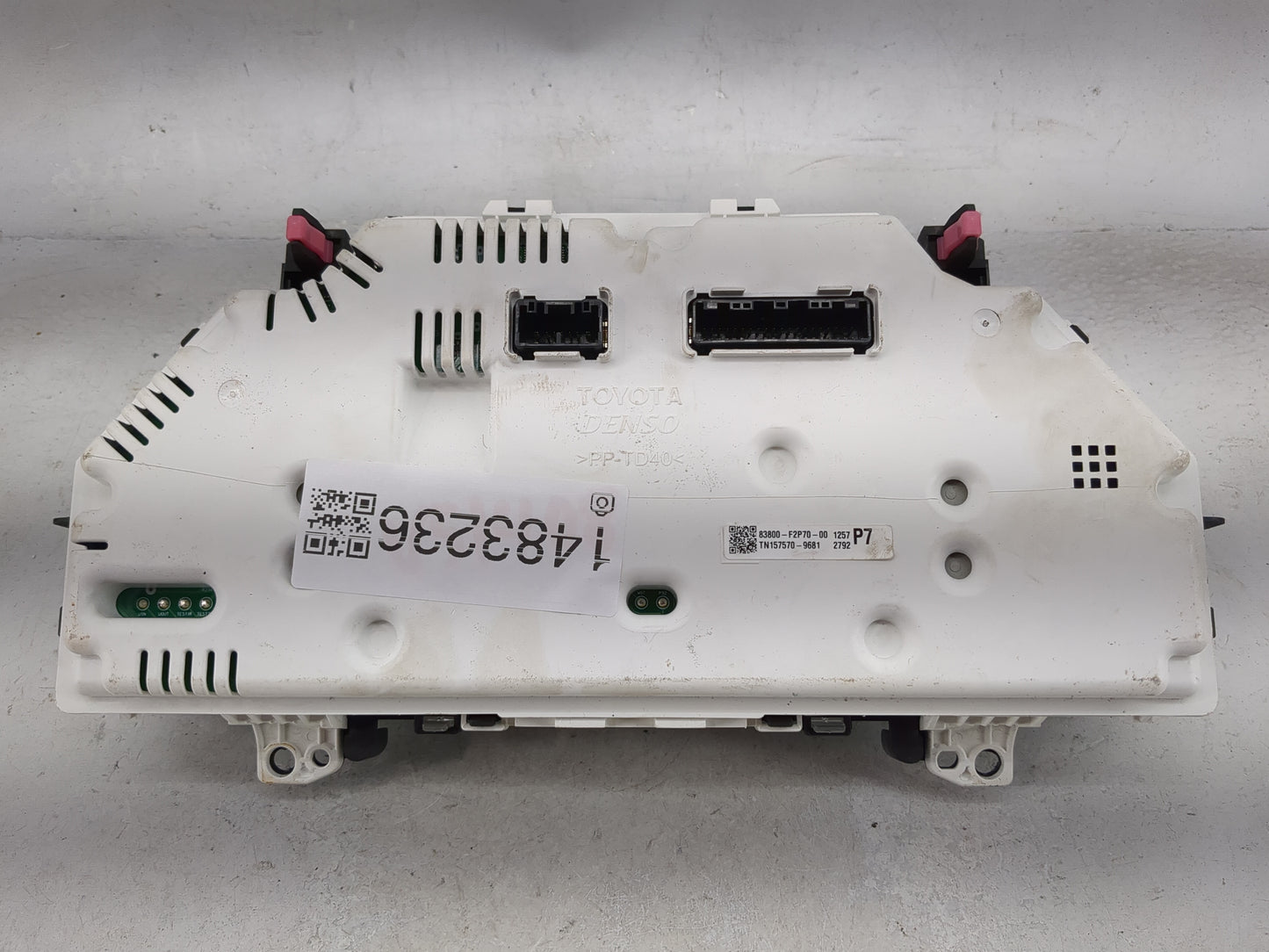 2017 Toyota Corolla Instrument Cluster Speedometer Gauges P/N:83800-F2P70-00 TN157570-9681 Miles: Fits OEM Used Auto Parts -
