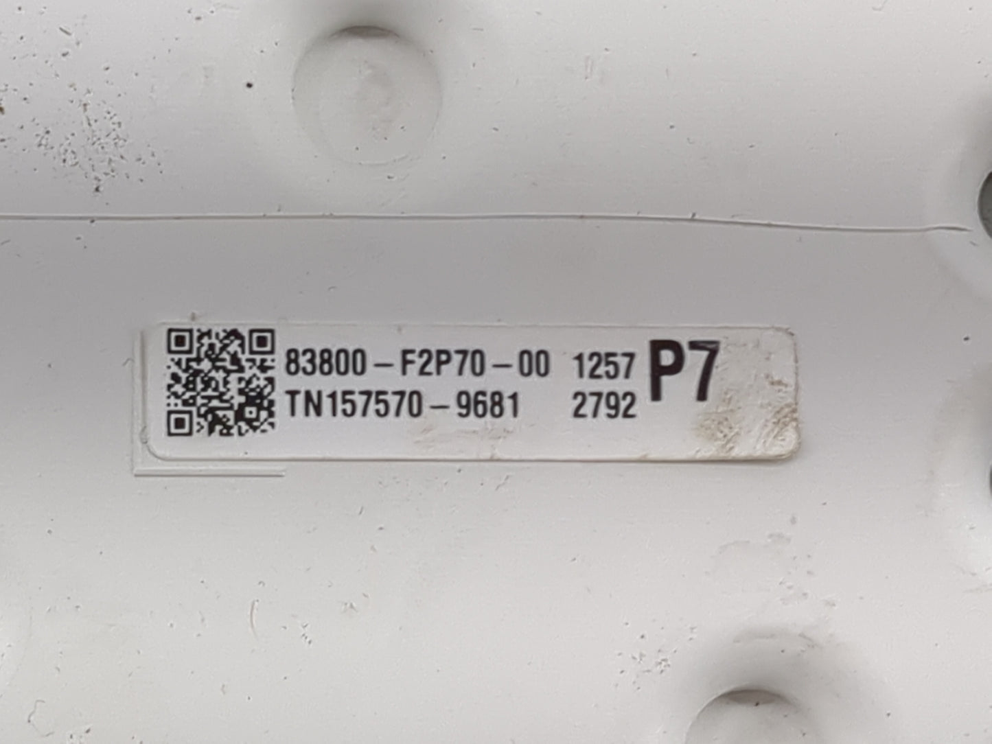 2017 Toyota Corolla Instrument Cluster Speedometer Gauges P/N:83800-F2P70-00 TN157570-9681 Miles: Fits OEM Used Auto Parts -