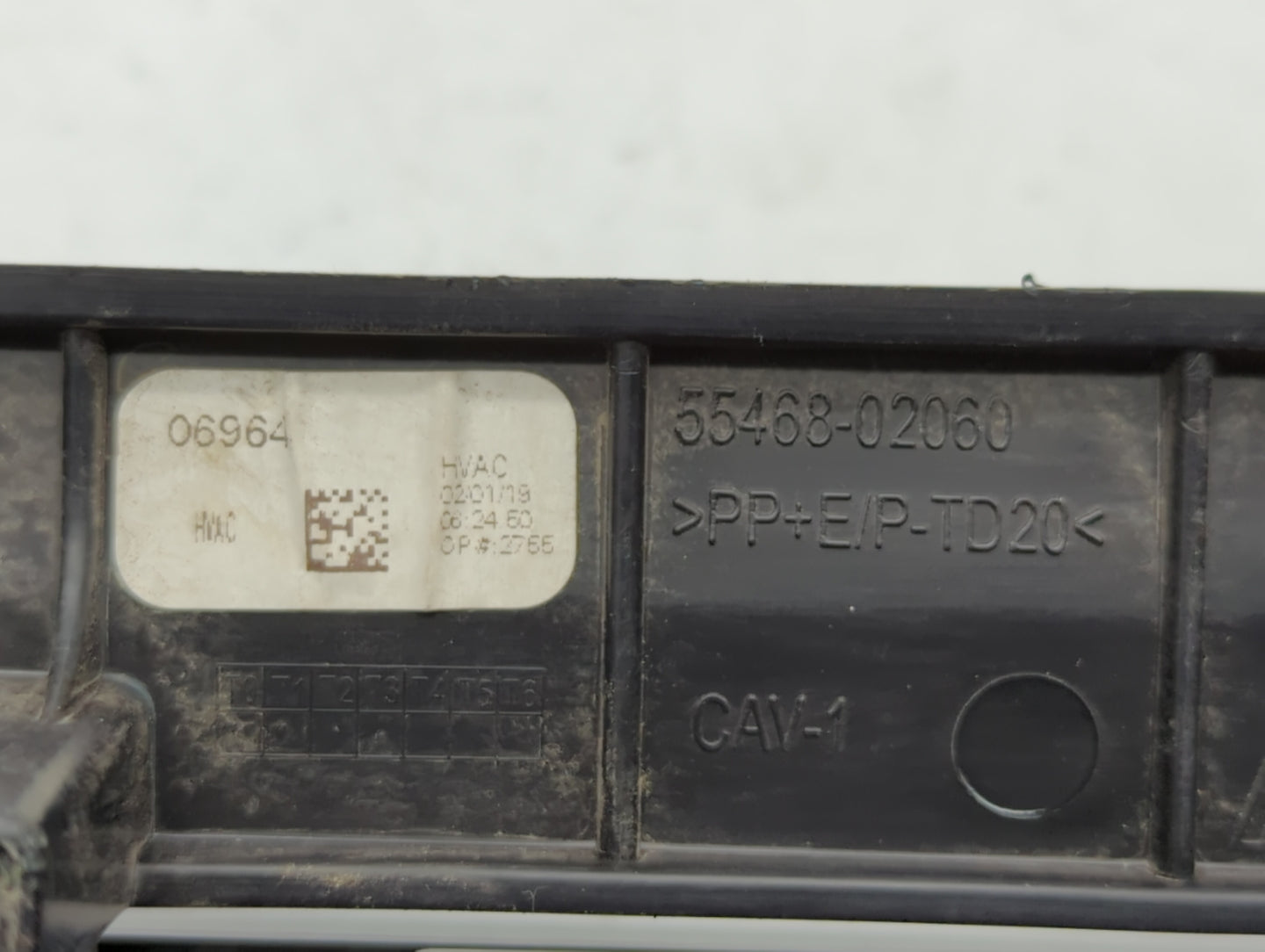 2017-2019 Toyota Corolla Climate Control Module Temperature AC/Heater Replacement P/N:55468-02060 75K114 Fits Fits 2017 2018