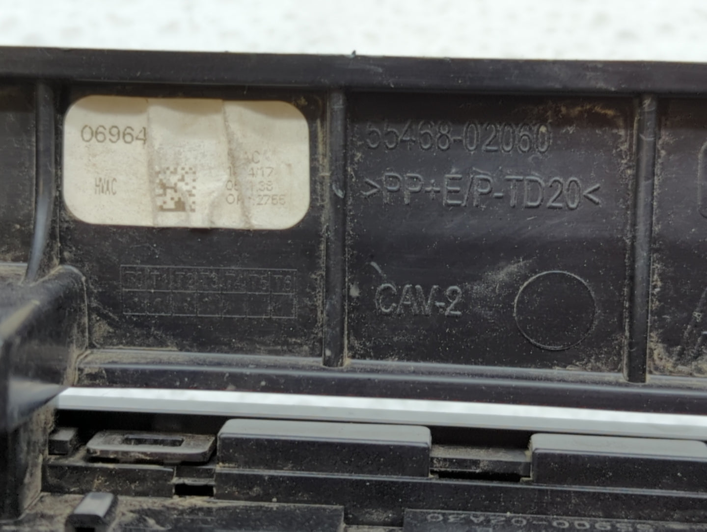 2017-2019 Toyota Corolla Climate Control Module Temperature AC/Heater Replacement P/N:06964 55900-02A30 Fits Fits 2017 2018 