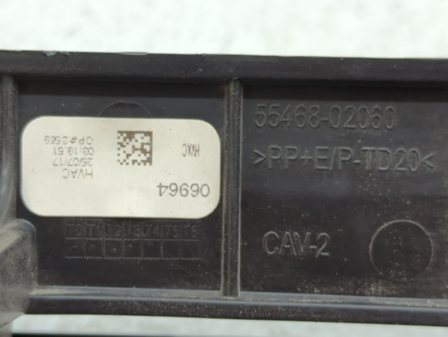 2014-2019 Toyota Corolla Climate Control Module Temperature AC/Heater Replacement P/N:55468-02060 Fits OEM Used Auto Parts -