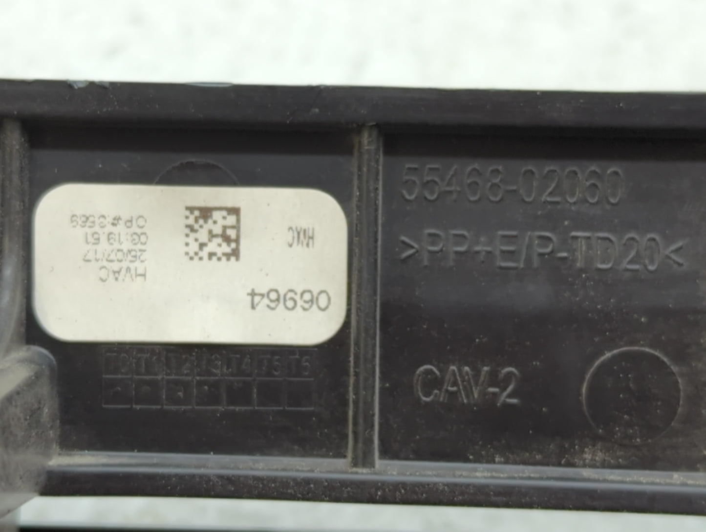 2014-2019 Toyota Corolla Climate Control Module Temperature AC/Heater Replacement P/N:55468-02060 Fits OEM Used Auto Parts -
