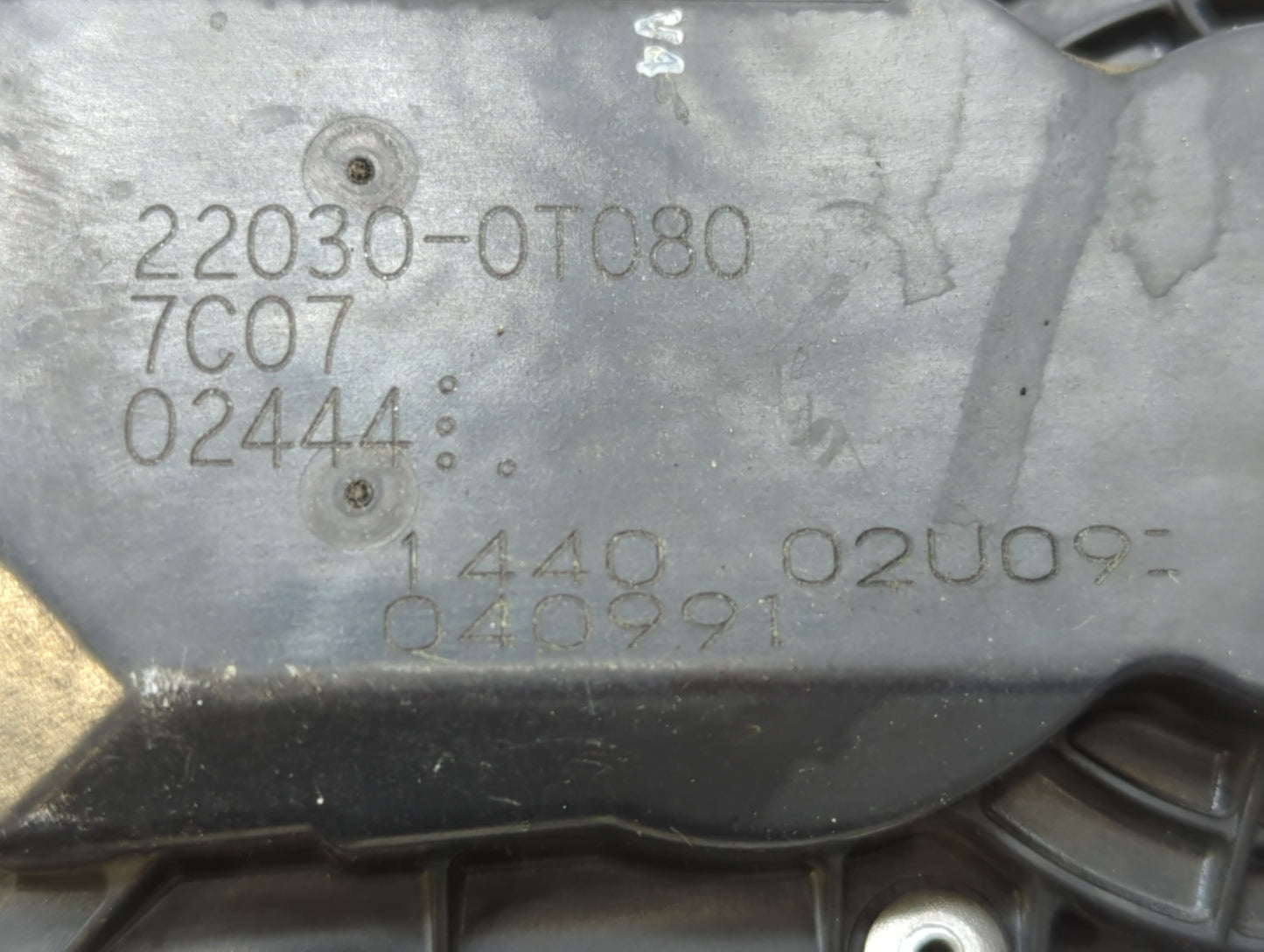 2011-2019 Toyota Corolla Throttle Body P/N:22030-0T080 Fits Fits 2011 2012 2013 2014 2015 2016 2017 2018 2019 OEM Used Auto 