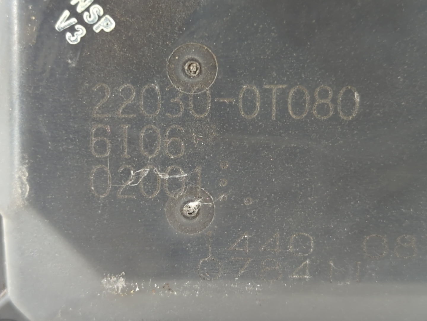 2011-2019 Toyota Corolla Throttle Body P/N:22030-0T080 Fits Fits 2011 2012 2013 2014 2015 2016 2017 2018 2019 OEM Used Auto 