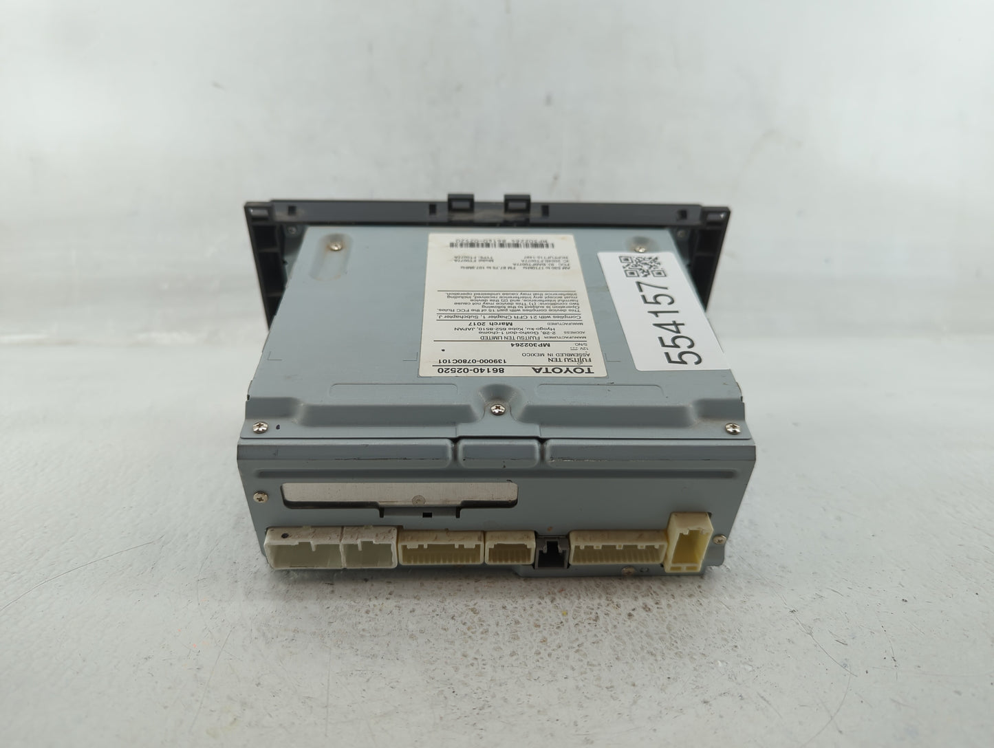 2017-2019 Toyota Corolla Am Fm Cd Player Radio Receiver - Oemusedautoparts1.com